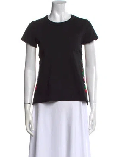 Pre-owned Sacai Crew Neck Short Sleeve T-shirt In Multi