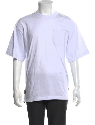 Pre-owned Sacai Crew Neck Short Sleeve T-shirt W/ Tags In White