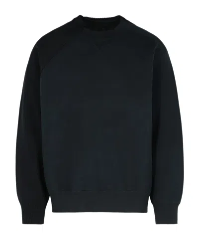 SACAI CREW NECK SWEATER