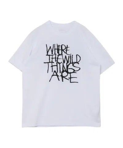 Sacai Crew Neck T-shirt In White