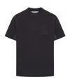 Sacai Short Sleeved Crewneck T-shirt In Black