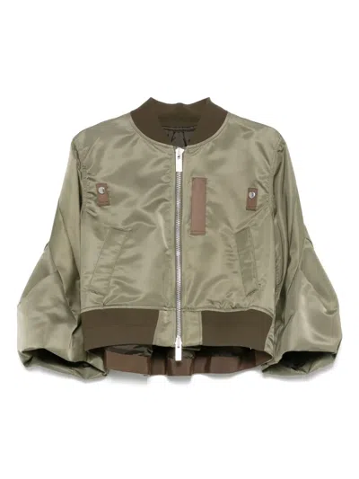 Sacai Cropped Bomber Jacket