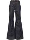 Sacai Mid-rise Flared Jeans