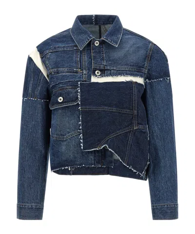 SACAI SACAI DECONSTRUCTED DENIM JACKET