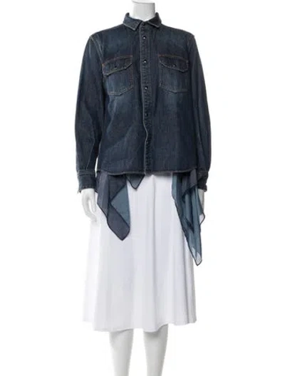 Pre-owned Sacai Denim Jacket