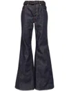 Sacai Mid-rise Flared Jeans