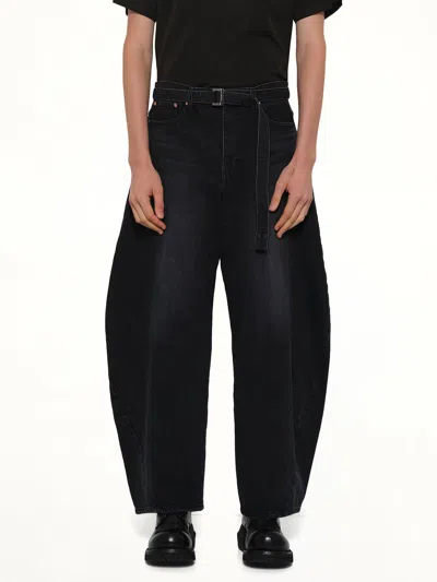 Sacai Drawstring Wide-leg Trousers In Multi