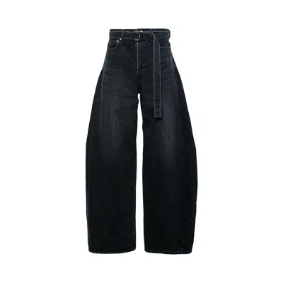 Pre-owned Sacai Denim Pants 'blue' | Women's Size 1