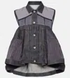 Sacai Jeanshemd In Blau