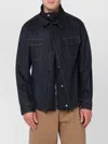 Sacai Denim Shirt With Chest Pockets And Collar In Black