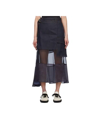 SACAI DENIM SKIRT
