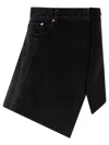 Sacai Denim X Wool Melton Skirts