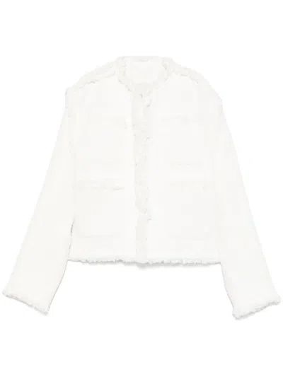 Sacai Women's Denim Mix Jacket In White