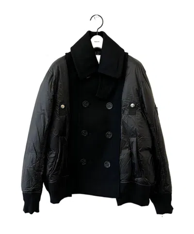SACAI SACAI DOUBLE-BREASTED DOWN JACKET