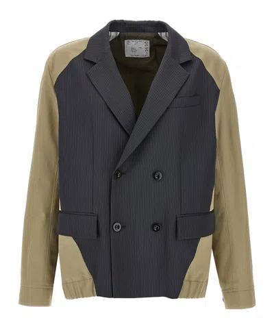 SACAI DOUBLE-BREASTED JACKET
