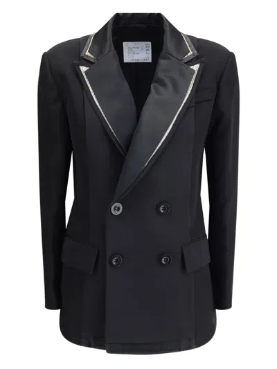 SACAI DOUBLE-BREASTED JACKET