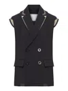 Sacai Double Breasted Tailored Vest