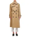 SACAI SACAI DOUBLE BREASTED TRENCH COAT