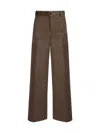 Sacai Double-faced Silk Cotton Pants