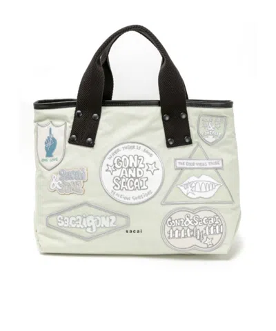 SACAI DOUBLE-HANDLE HANDBAG