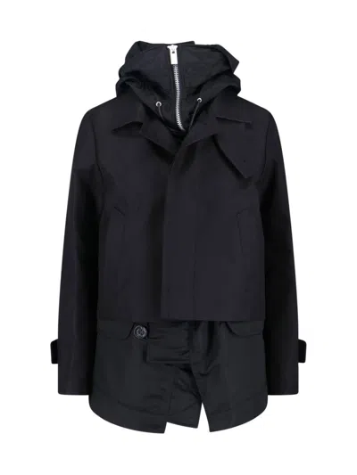 SACAI DOUBLE LAYER JACKET