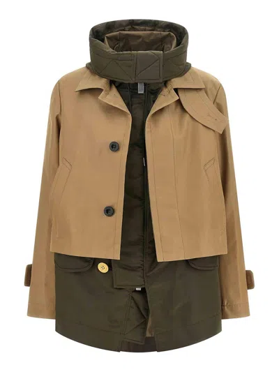 SACAI DOUBLE LAYER JACKET