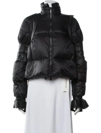 Pre-owned Sacai Down Jacket In Black