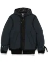 Sacai Rip Stop Padded Down Jacket In Black