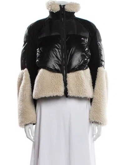 Pre-owned Sacai Down Jacket In Black/neutrals