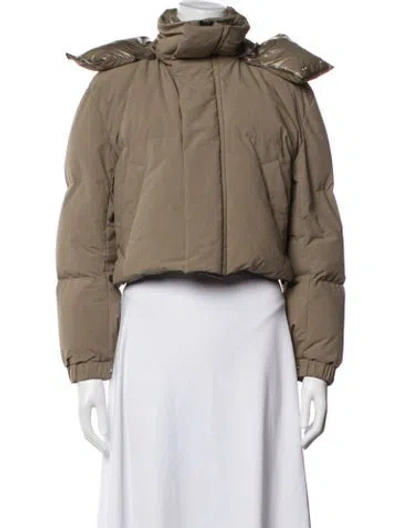 Pre-owned Sacai Down Jacket In Neutrals
