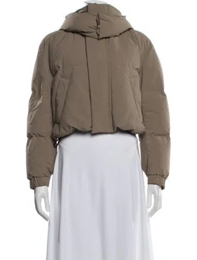 Pre-owned Sacai Down Jacket In Neutrals
