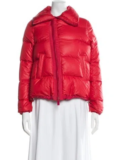 Pre-owned Sacai Down Jacket In Orange