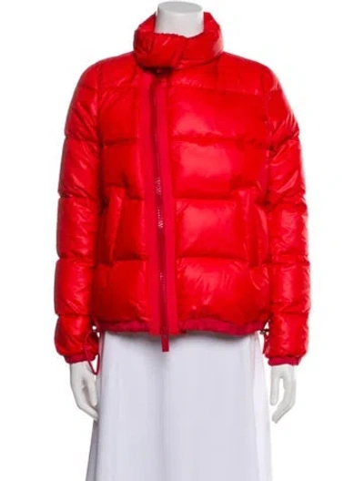Pre-owned Sacai Down Jacket In Red