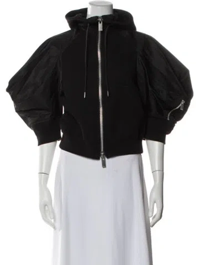 Pre-owned Sacai Down Jacket W/ Tags In Black