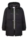 Sacai Down Jackets In Black