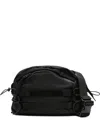 Sacai Drawstring-fastening Cross Body Bag In Black