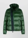 Sacai Drawstring Hem Nylon Jacket In Green