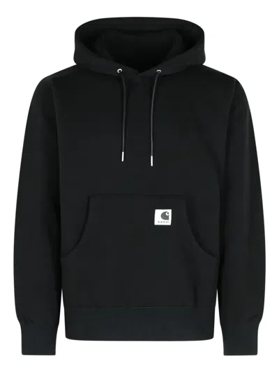SACAI DRAWSTRING HOODIE