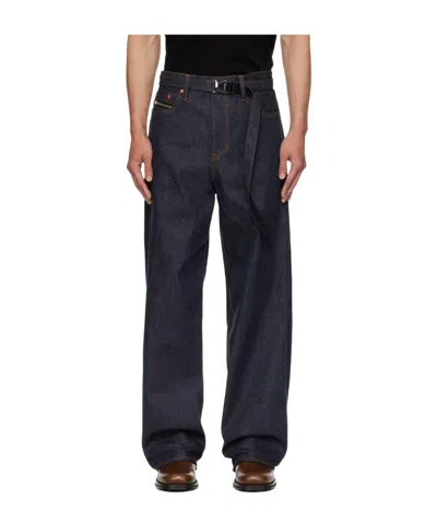 SACAI DRAWSTRING JEANS