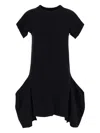 Sacai Dress Woman In Black