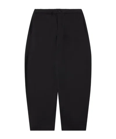 Sacai Elastic Waistband Casual Pants In Black