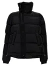 Sacai Black Padded Down Jacket In Black