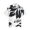 Sacai Floral Embroidered Patch Poplin Shirt