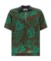 Sacai Polo Shirt In Green