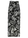 Sacai Floral-print Cargo Trousers In Multicolor