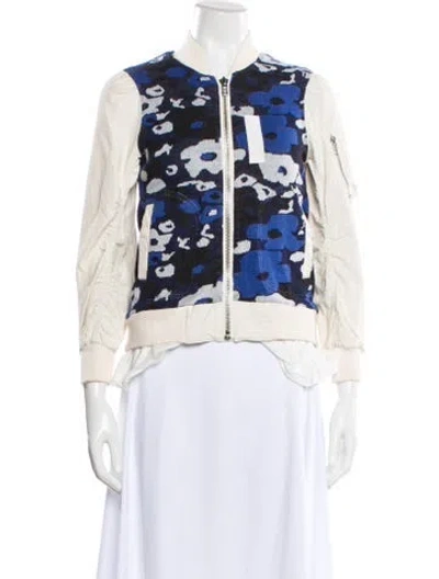 Pre-owned Sacai Floral Print Vest In Multi