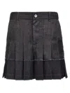 Sacai Flounced Shorts Bermuda And Short Blue