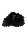 Sacai Sandals In Black