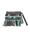 Sacai Ladies Multicolor Rug Jacquard Shorts In Green