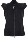 Sacai Gabardine Twill Jacket In Black